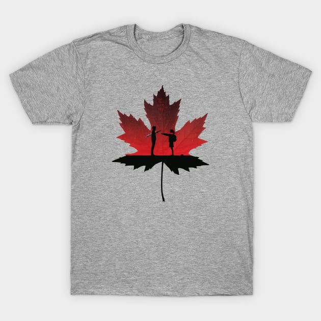 Goblin Maple Leaf T-Shirt by mattskilton